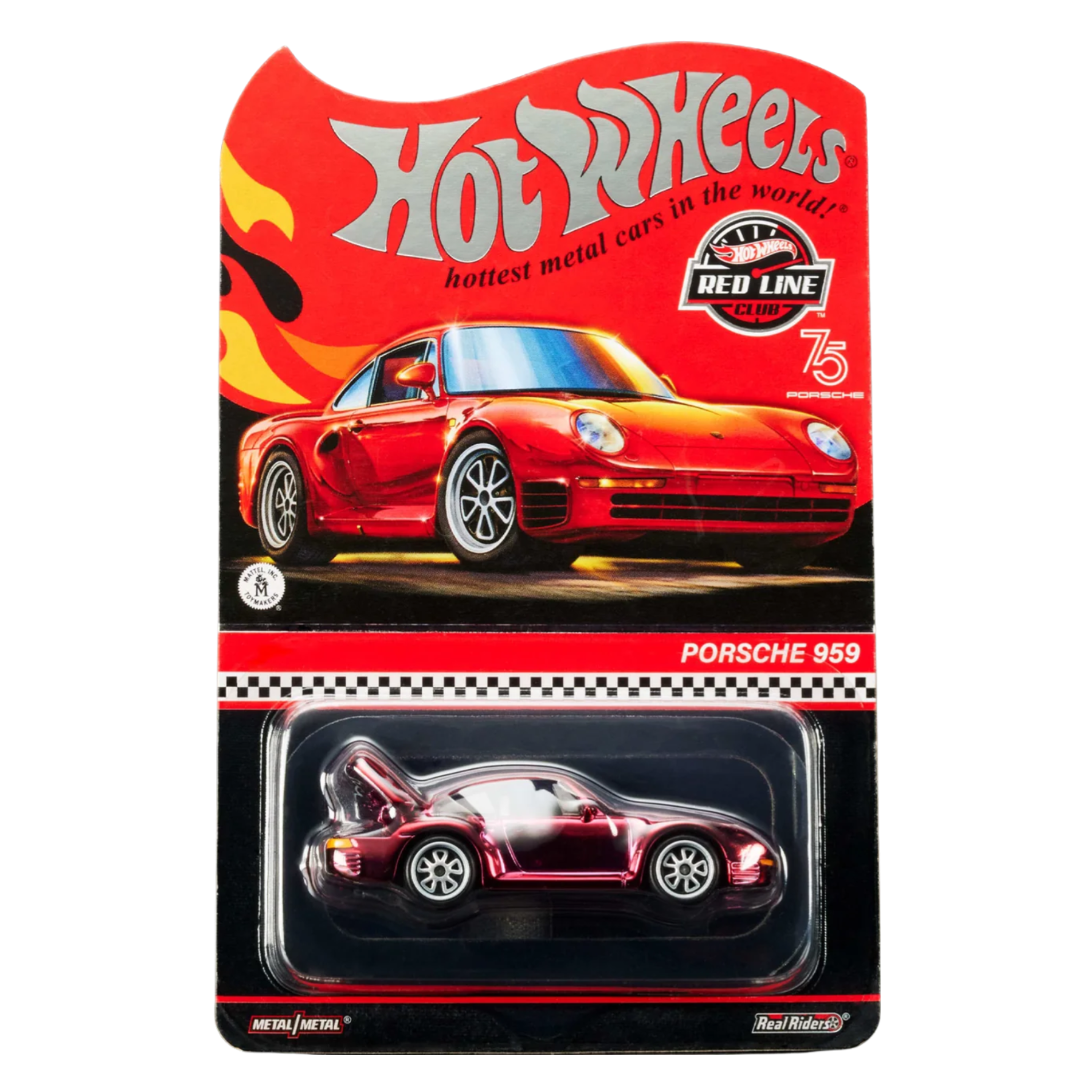 2023 Hot Wheels, 1986 Porsche 959, Red Line Club Exclusive – Hit 