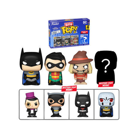 DC: Batman Bitty Pop! Mini-Figure 4-Pack