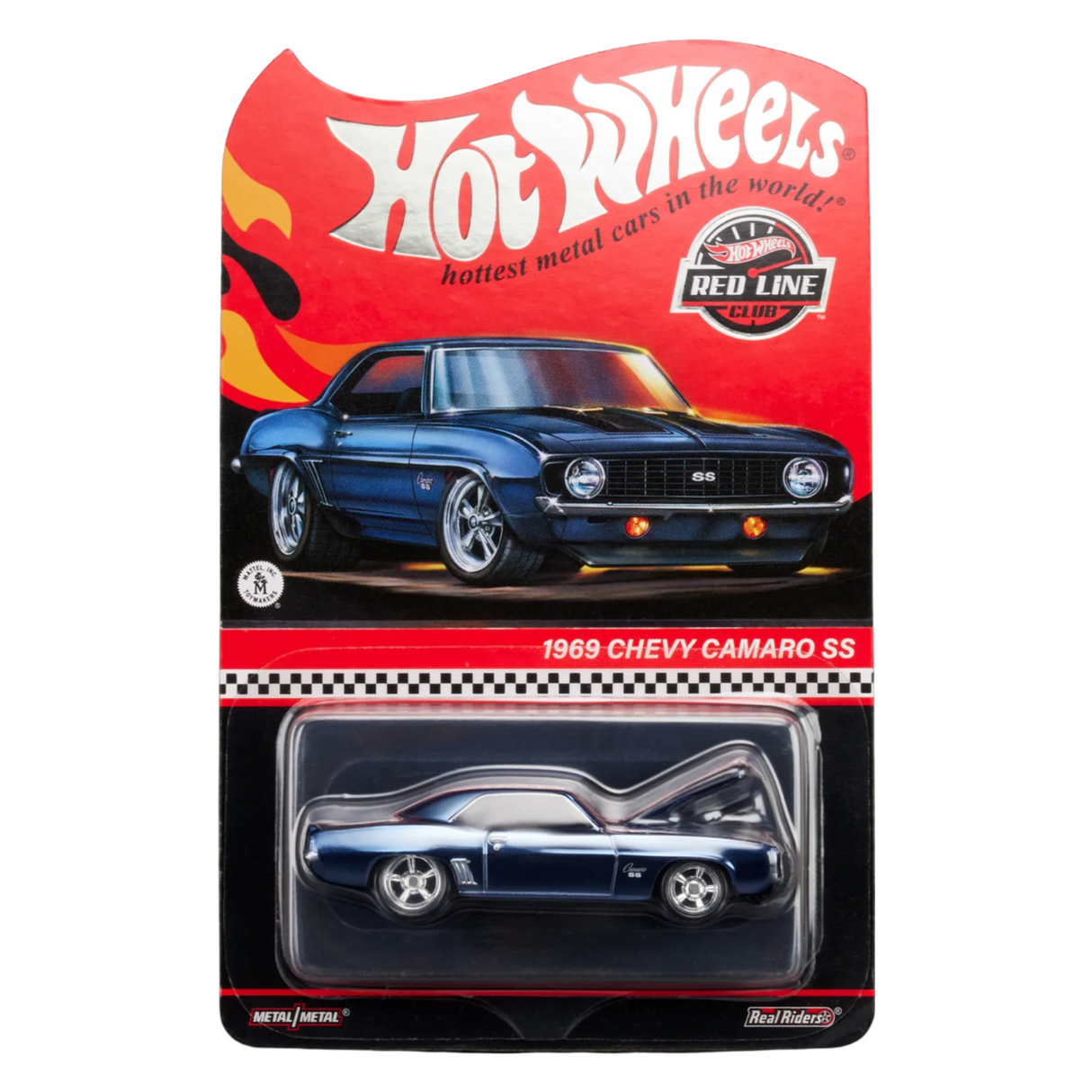 Hot Wheels 1969 Chevy Camaro SS Red Line Club Exclusive