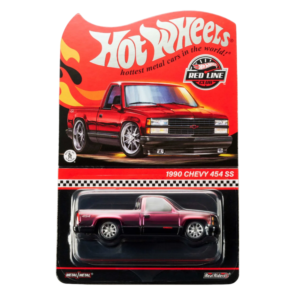 Hot Wheels 1990 Chevy 454 SS Red Line Club Exclusive