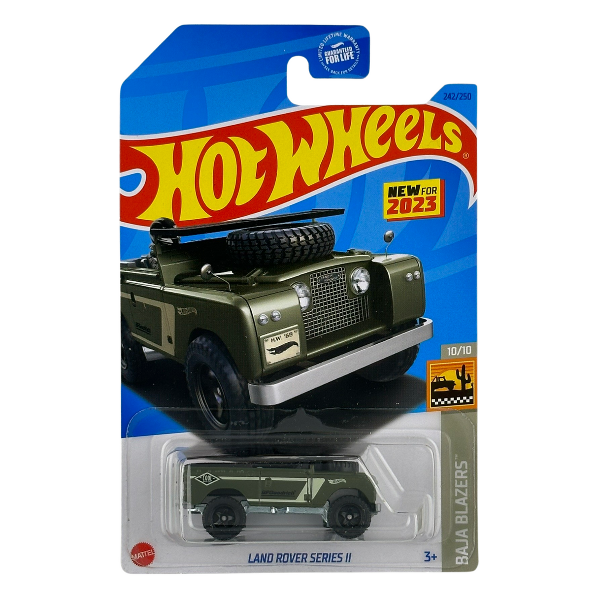 Hot Wheels Land Rover Serie II Baja Blazers Coche fundido a presión