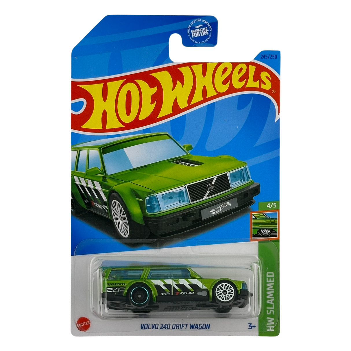 Hot Wheels Volvo 240 Drift Wagon HW Slammed Coche fundido a presión