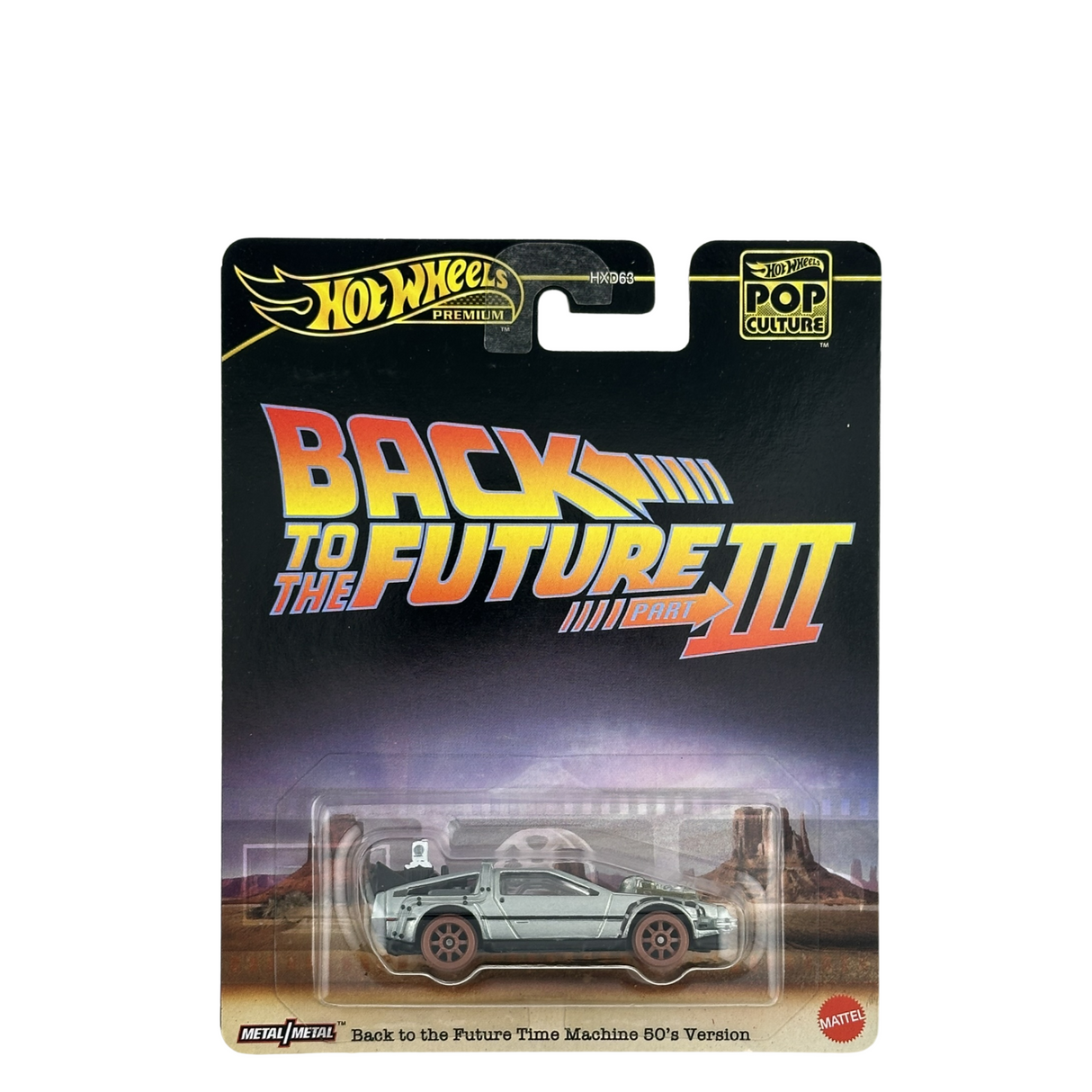 Hot Wheels Back to the Future Part III Time Machine 50's Version