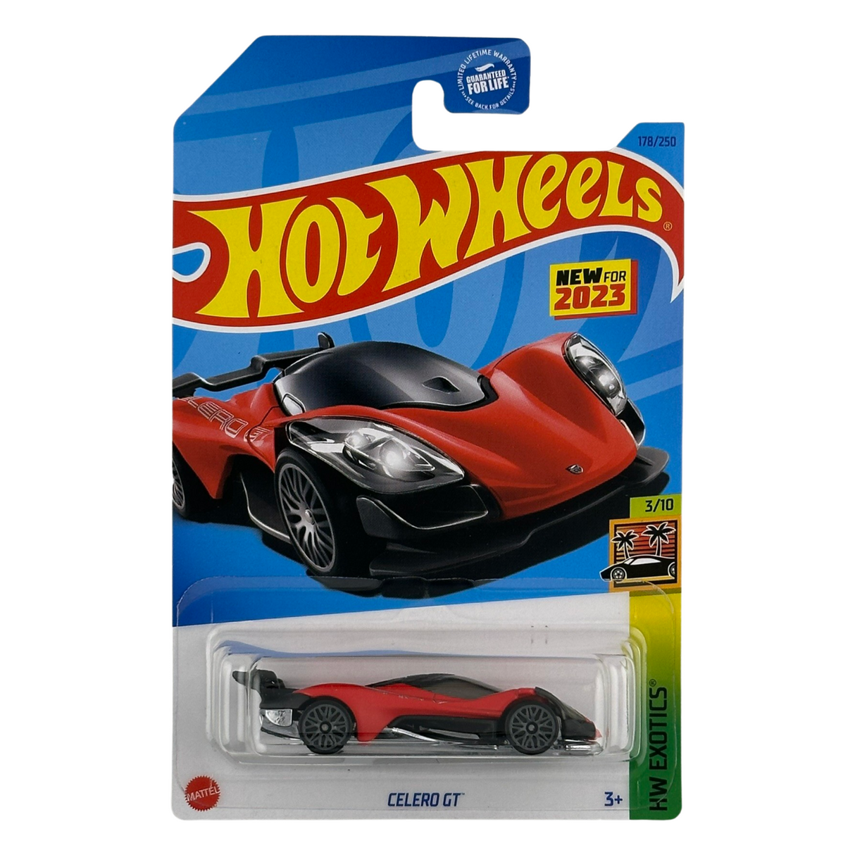 Hot Wheels Celero GT HW Exotics Coche fundido a presión