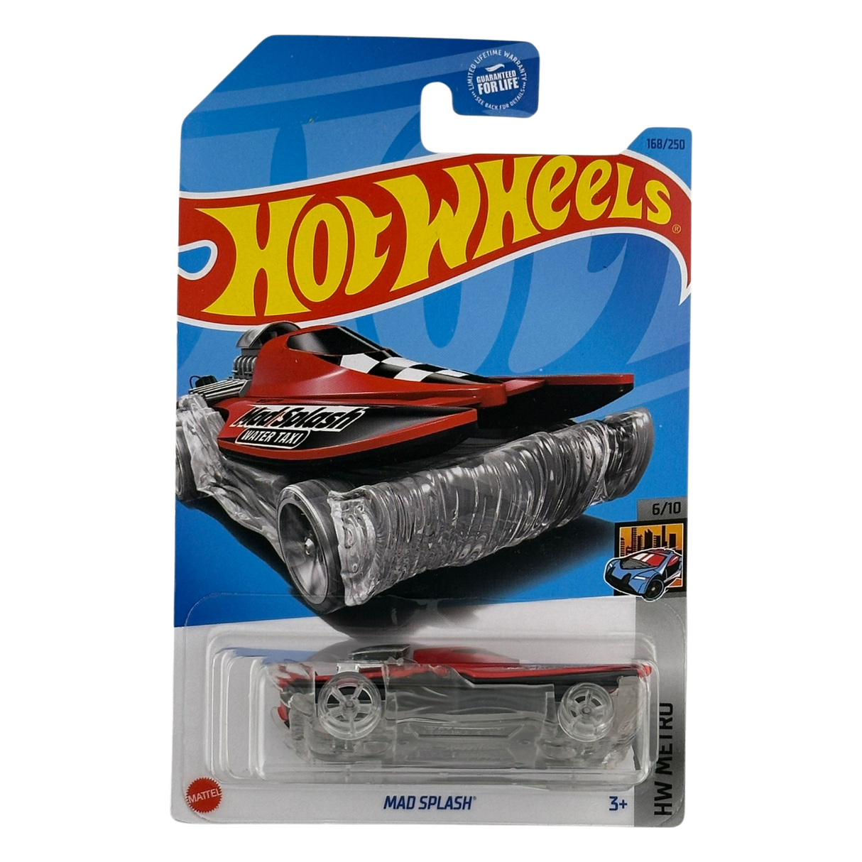 Hot Wheels Mad Splash HW Metro Coche fundido a presión