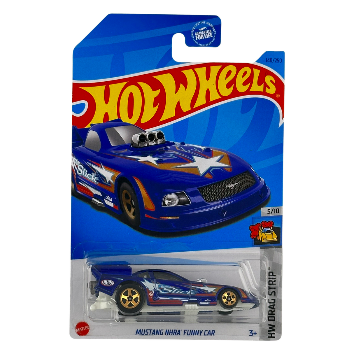 Hot Wheels Mustang NHRA coche divertido HW Drag Strip coche fundido a presión