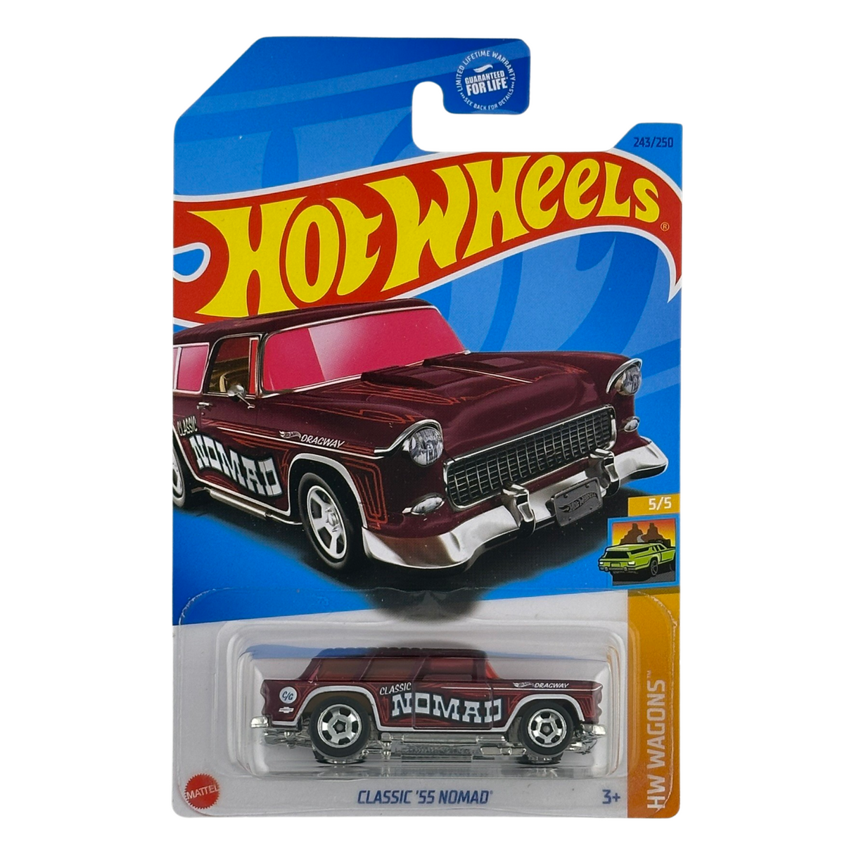 Hot Wheels Classic '55 Nomad HW Wagons Coche fundido a presión