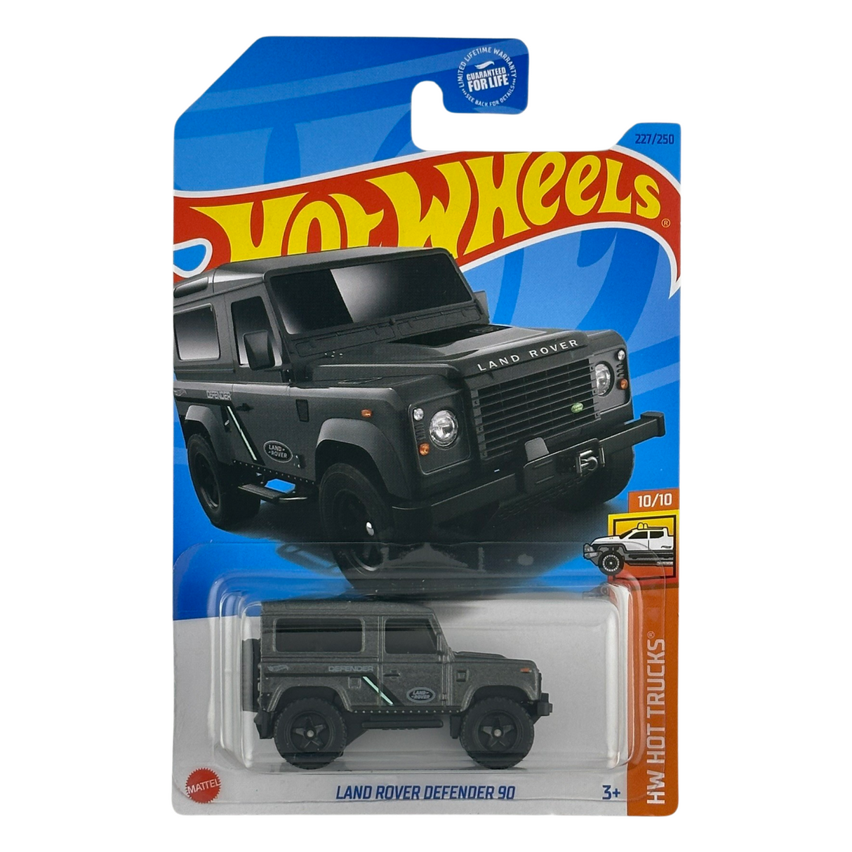 Hot Wheels Land Rover Defender 90 HW Hot Trucks Coche fundido a presión