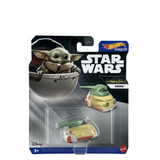 Hot Wheels Star Wars El coche de personajes Mandalorian Grogu