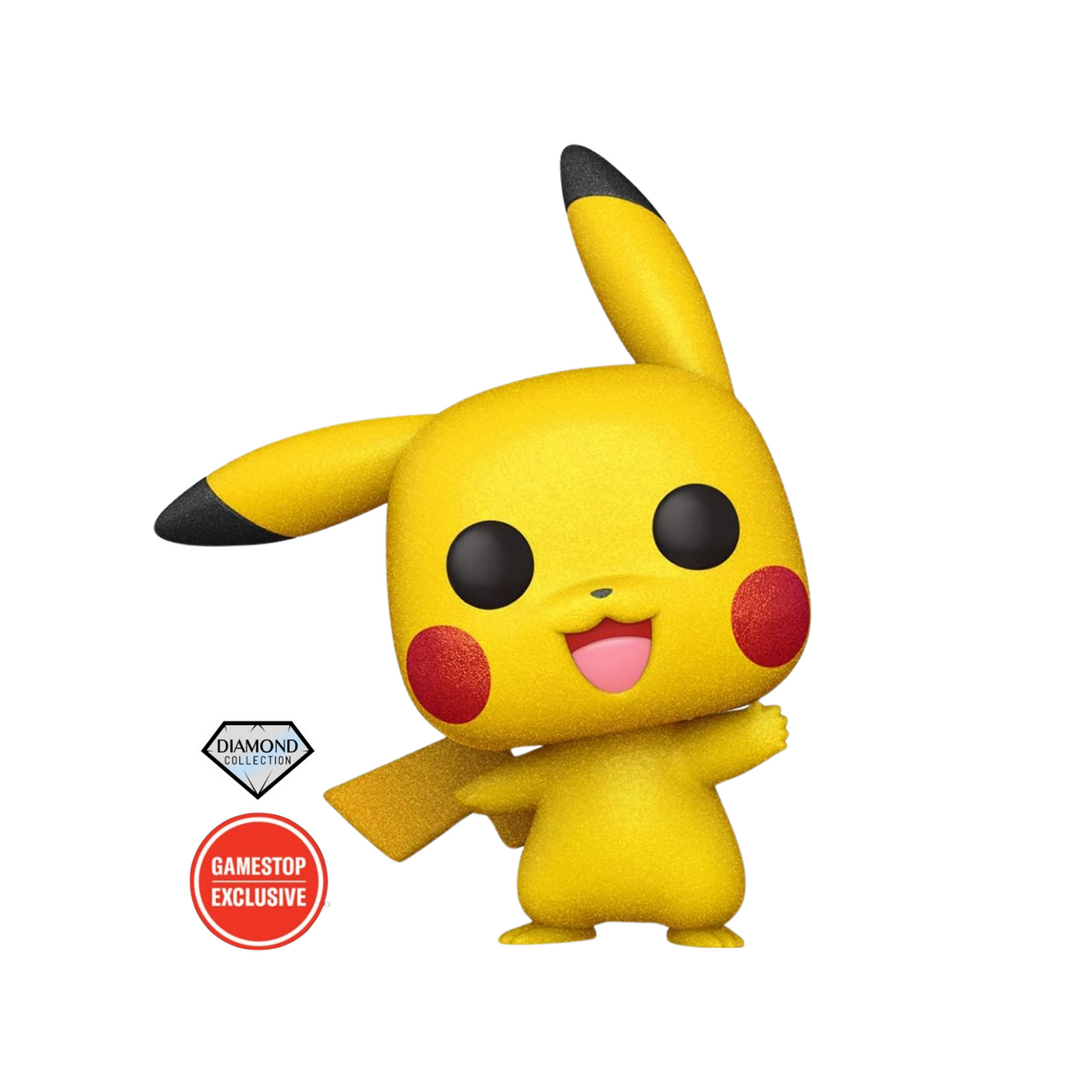 Pokémon: Pikachu Diamante Funko Pop! Figura de vinilo n.º 553, colección Diamond, exclusiva de Gamestop