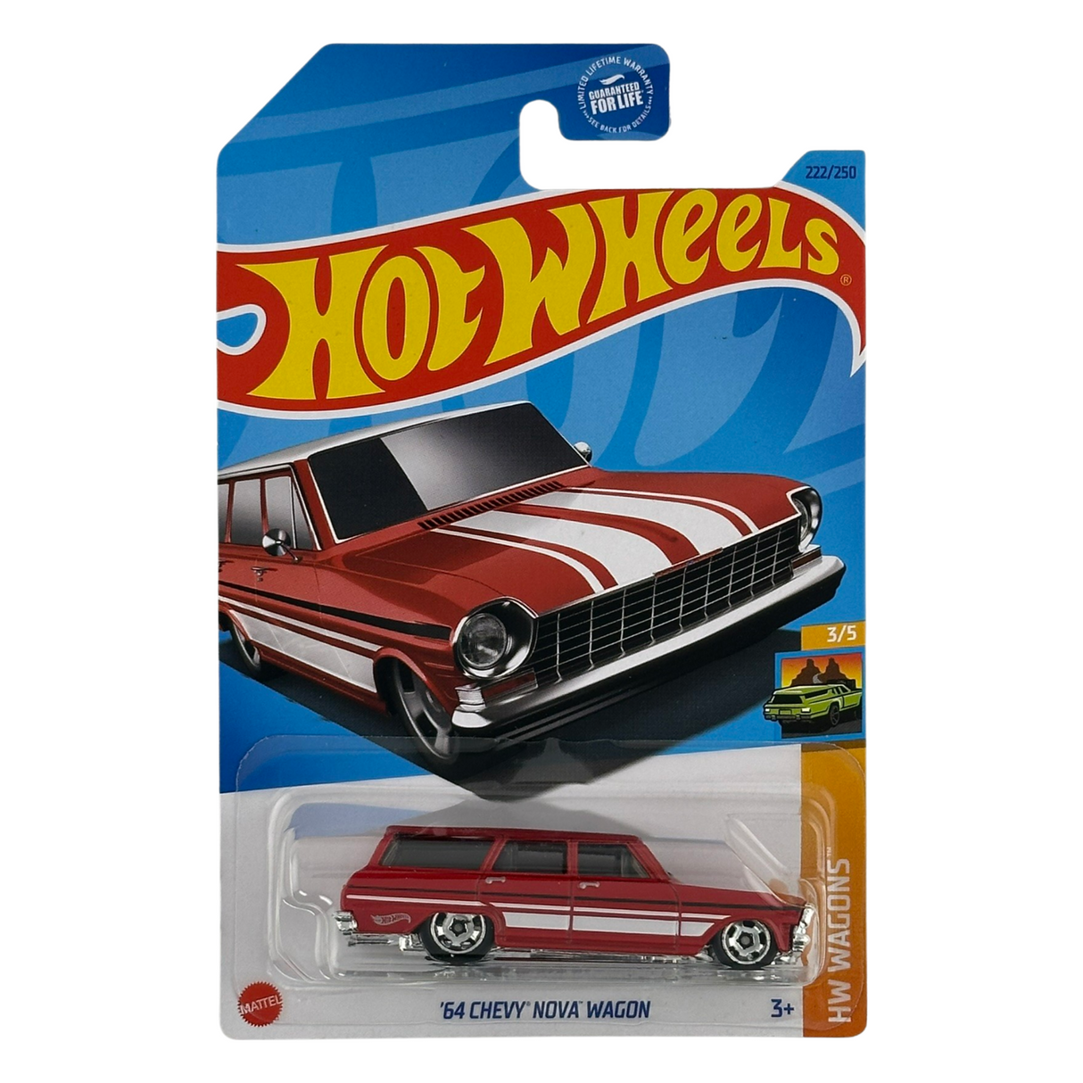 Hot Wheels '64 Chevy Nova Wagon HW Wagons Diecast Car