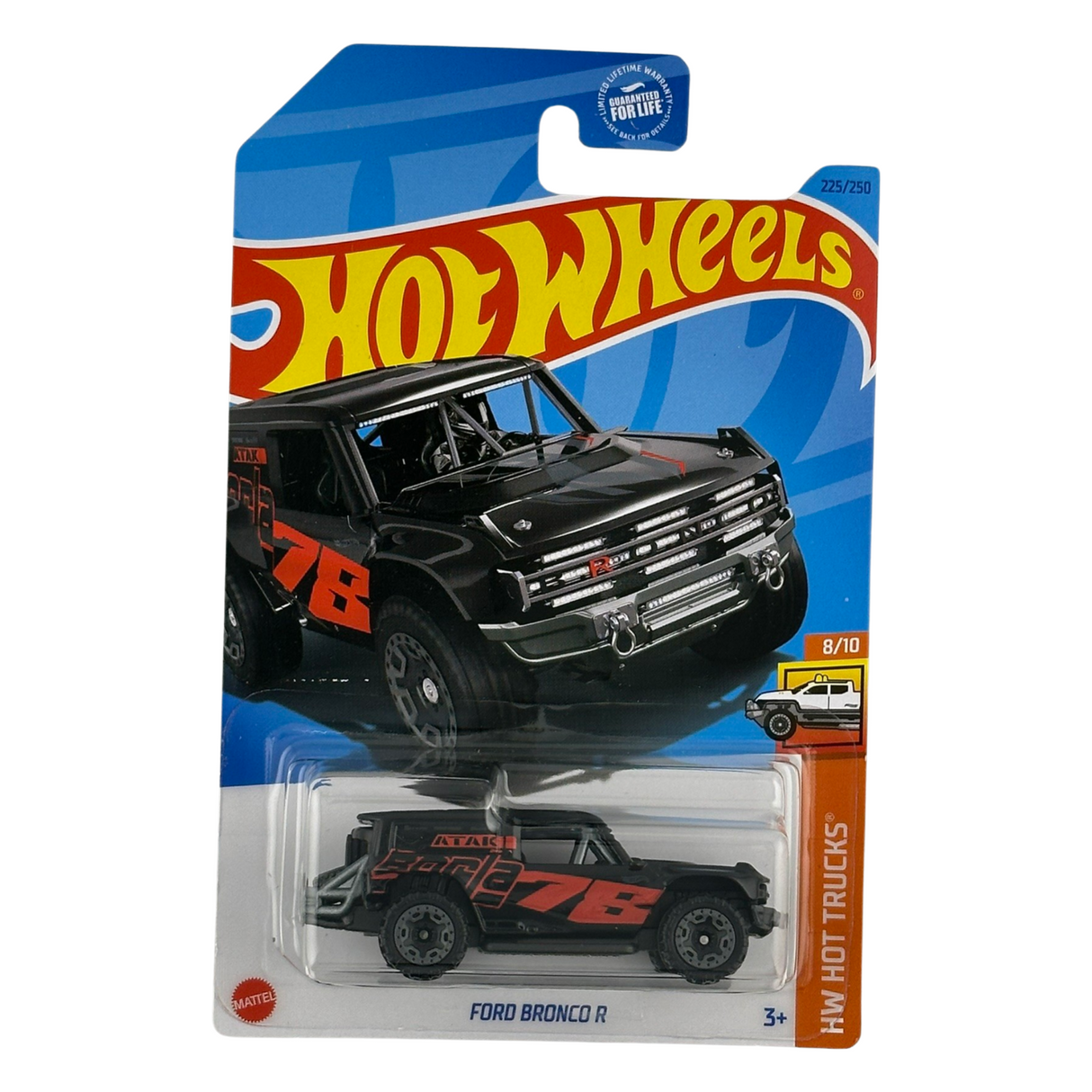 Hot Wheels Ford Bronco HW Hot Trucks Coche fundido a presión