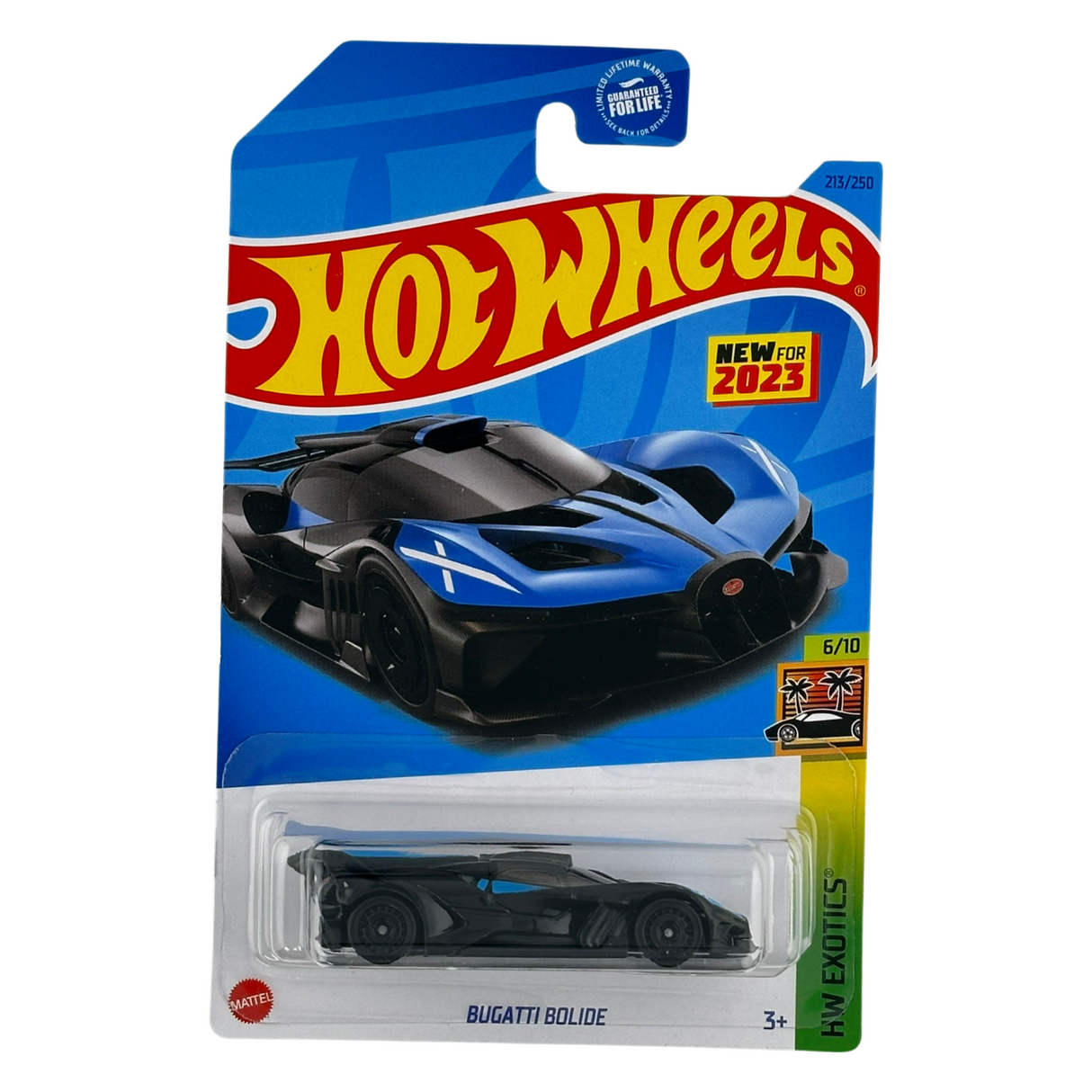 Hot Wheels Bugatti Bolide HW Exotics Coche fundido a presión