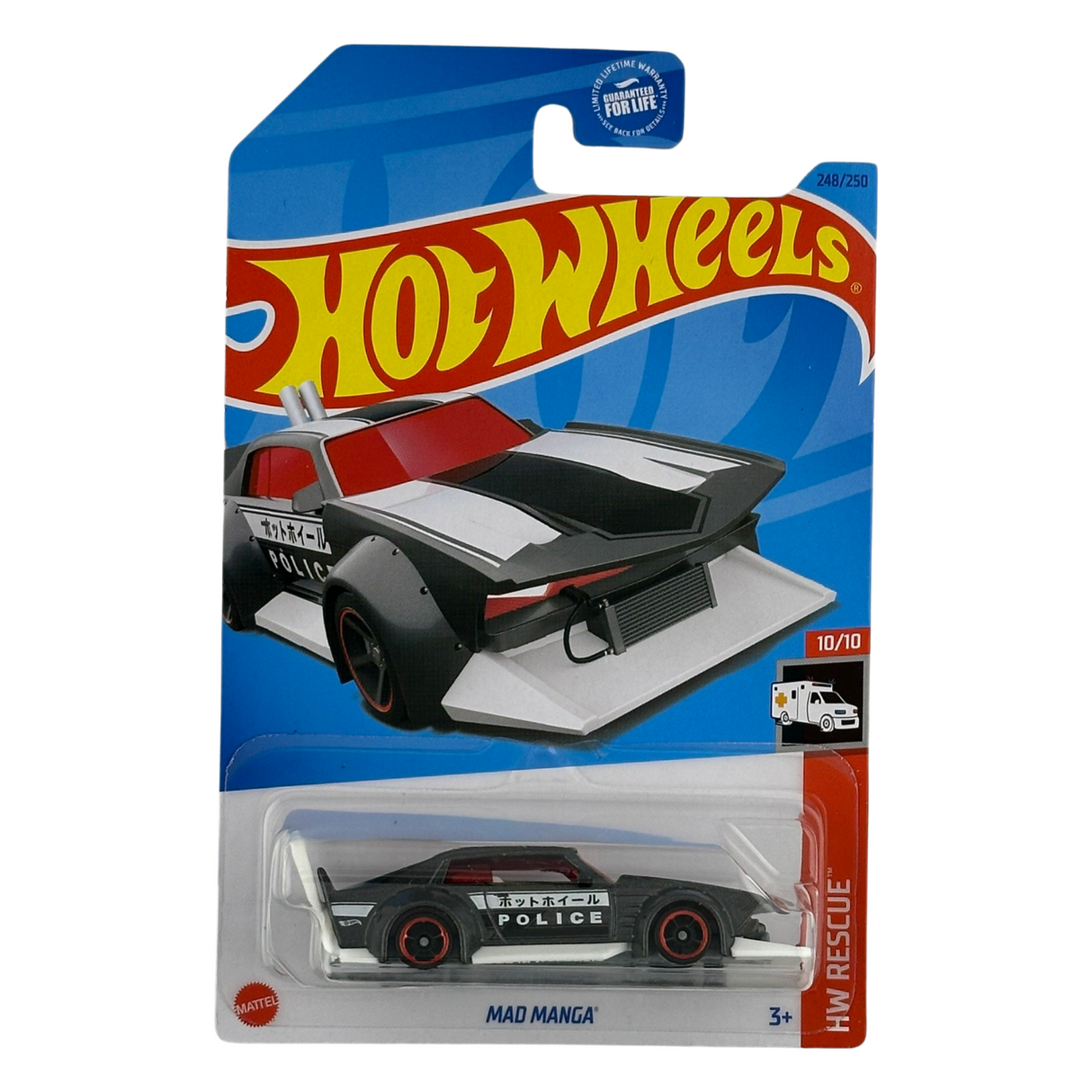 Hot Wheels Mad Manga HW Rescue Diecast Car