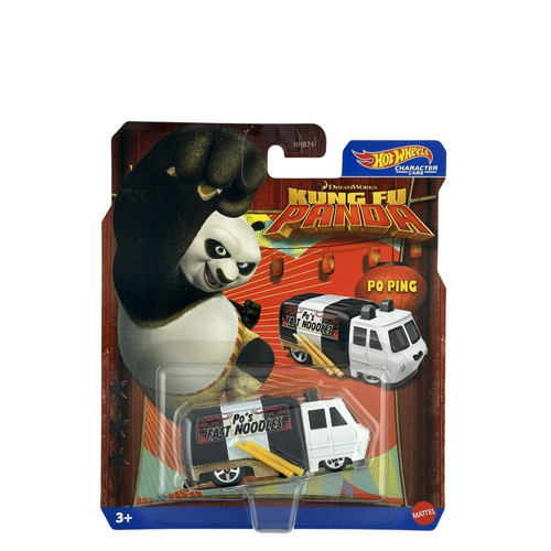 Hot Wheels Dreamworks Kung Fu Panda Po Ping Character Car