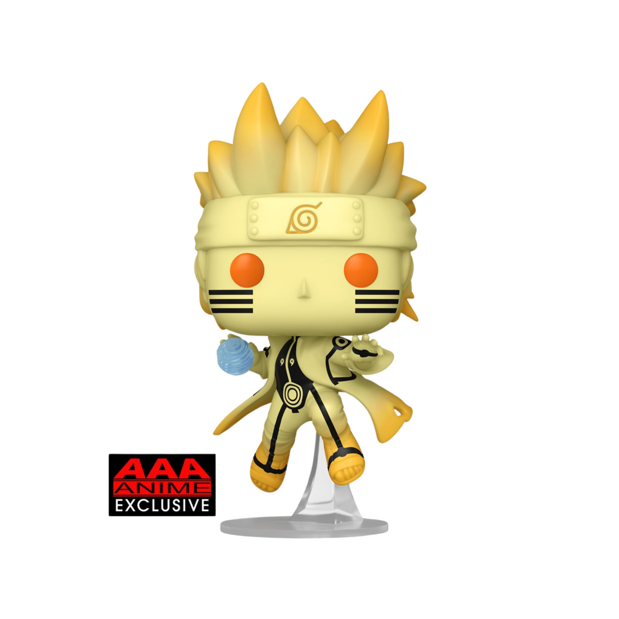 Naruto Shippuden: Naruto Uzumaki Kurama Modo Enlace Funko Pop! Figura de vinilo de animación n.° 1465, exclusiva de anime AAA