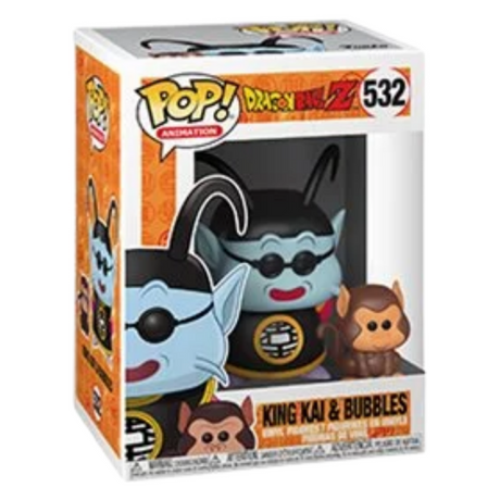 Dragon Ball Z: Rey Kai y Bubbles Funko Pop! Figura de vinilo de animación #532