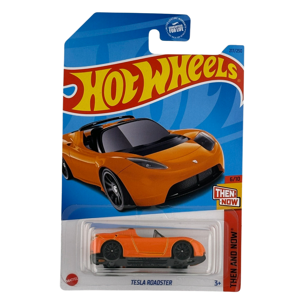 Hot Wheels Tesla Roadster Then and Now Diecast Car