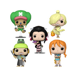 One Piece (Wano) Juego de 5 Funko POP! Figuras de vinilo de animación.