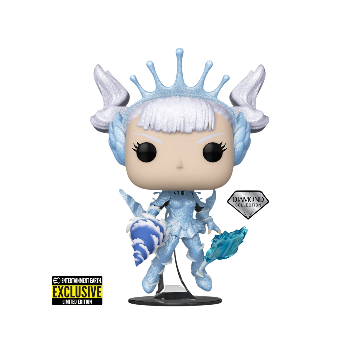 Black Clover: Noelle (Valkyrie Armor) Diamond Glitter Funko Pop! Vinyl Figure #1421, Entertainment Earth Exclusive