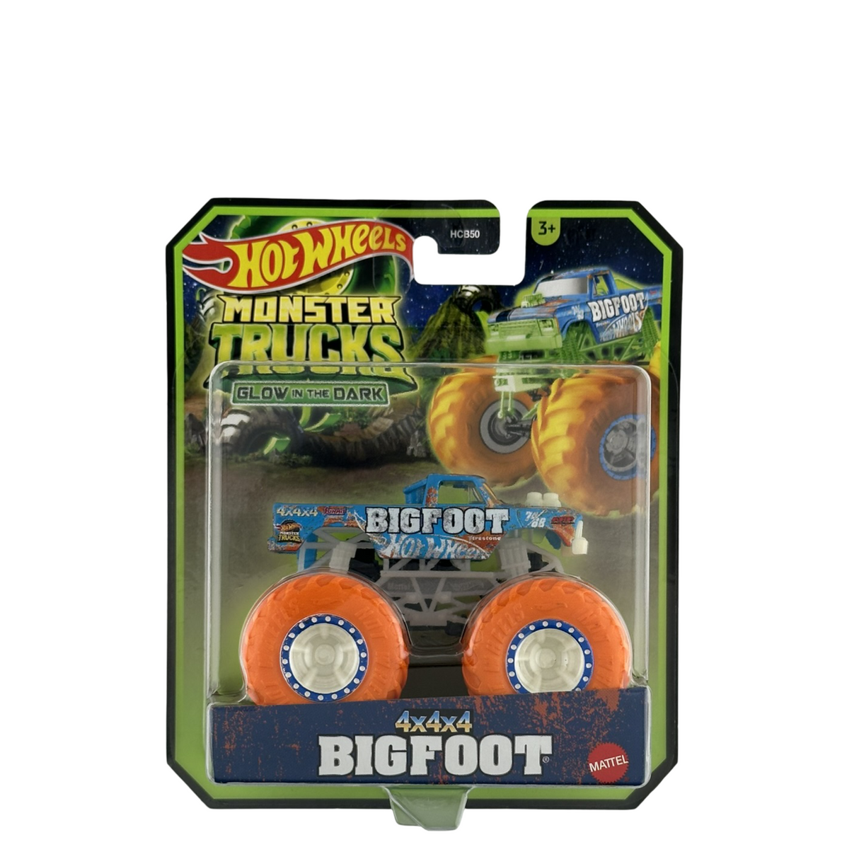 Hot Wheels Monster Trucks Glow in the Dark Bigfoot