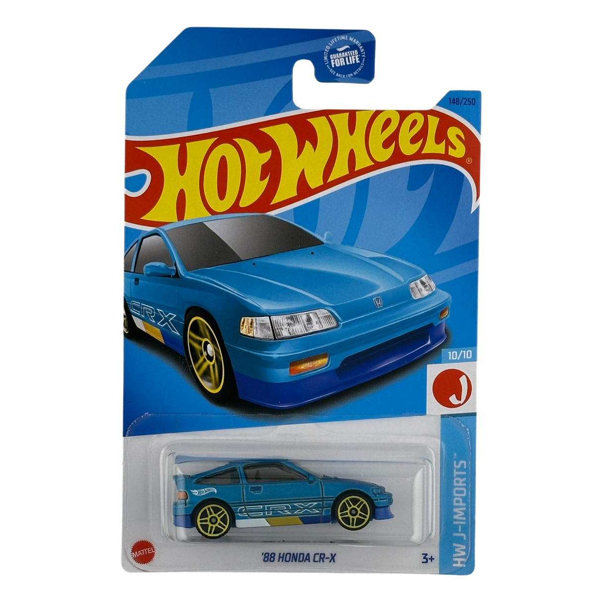 Hot Wheels '88 Honda CR-X HW J-Imports Coche fundido a presión