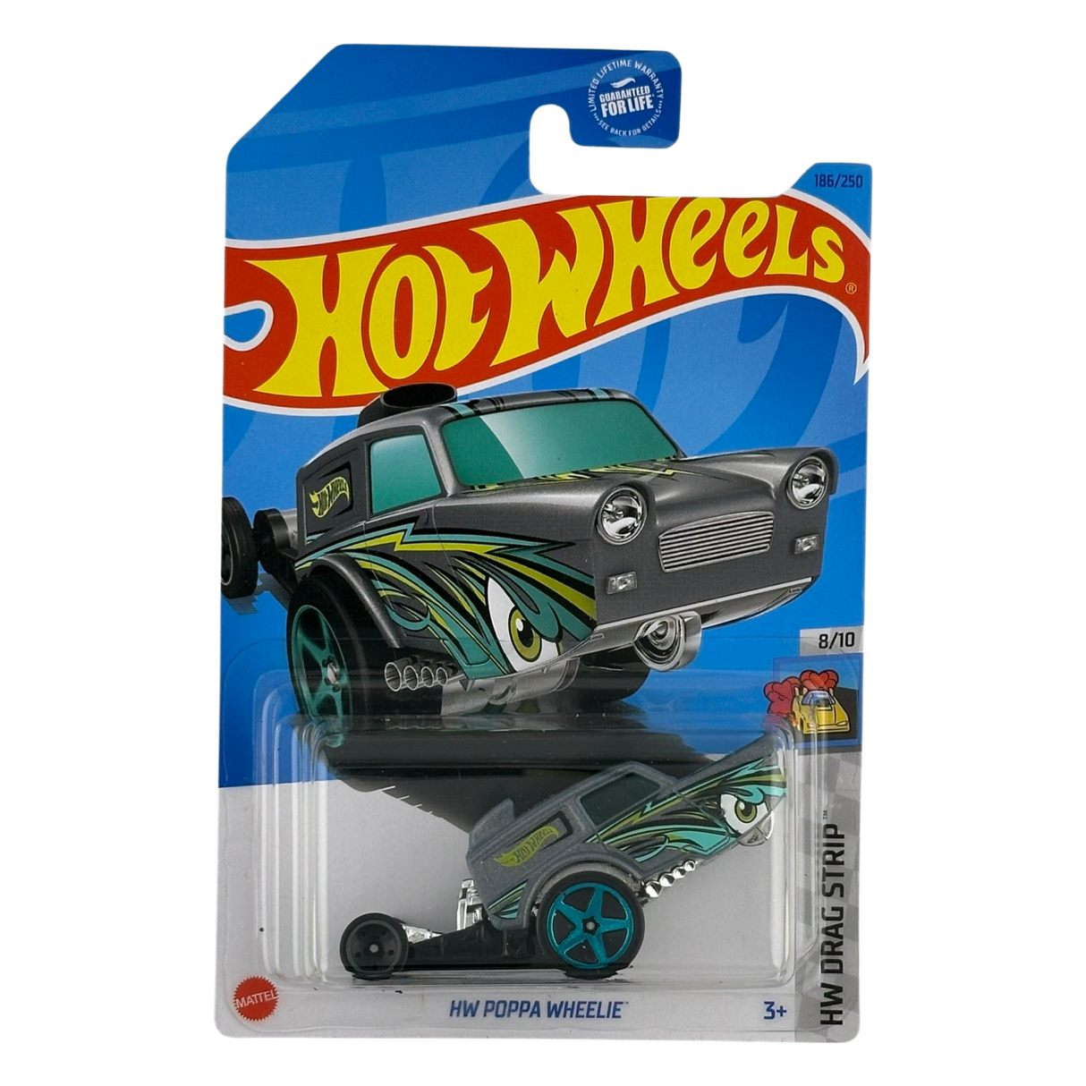 Hot Wheels HW Poppa Wheelie HW Drag Strip Coche fundido a presión