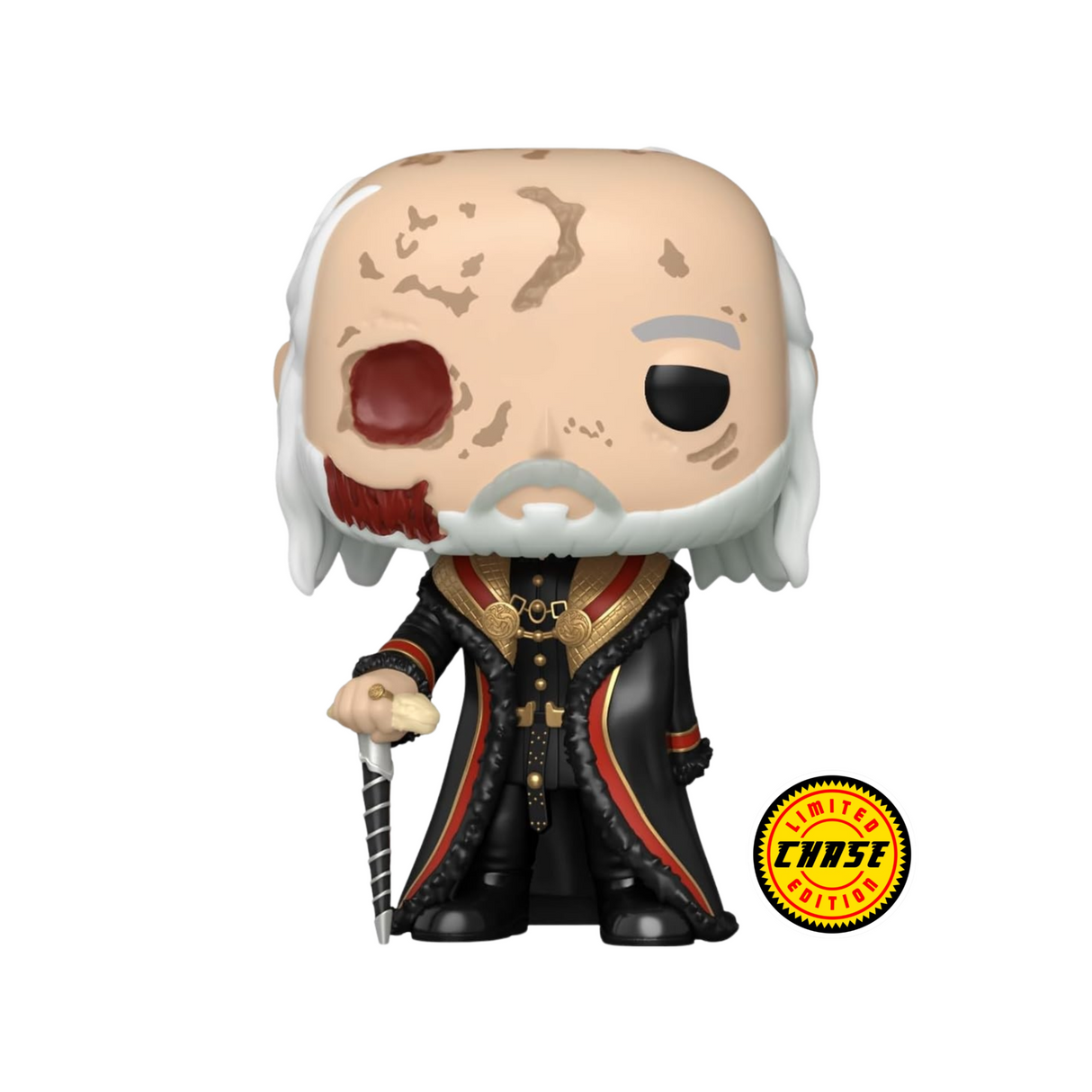 Juego de Tronos: La Casa del Dragón: Día del Dragón: Viserys Targaryen Funko Pop! Figura de vinilo n.° 15, Chase