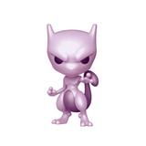 Pokémon: Mewtwo Mewtu Funko POP! Figura de vinilo de Games #581, nacarada, exclusiva del Centro Pokémon