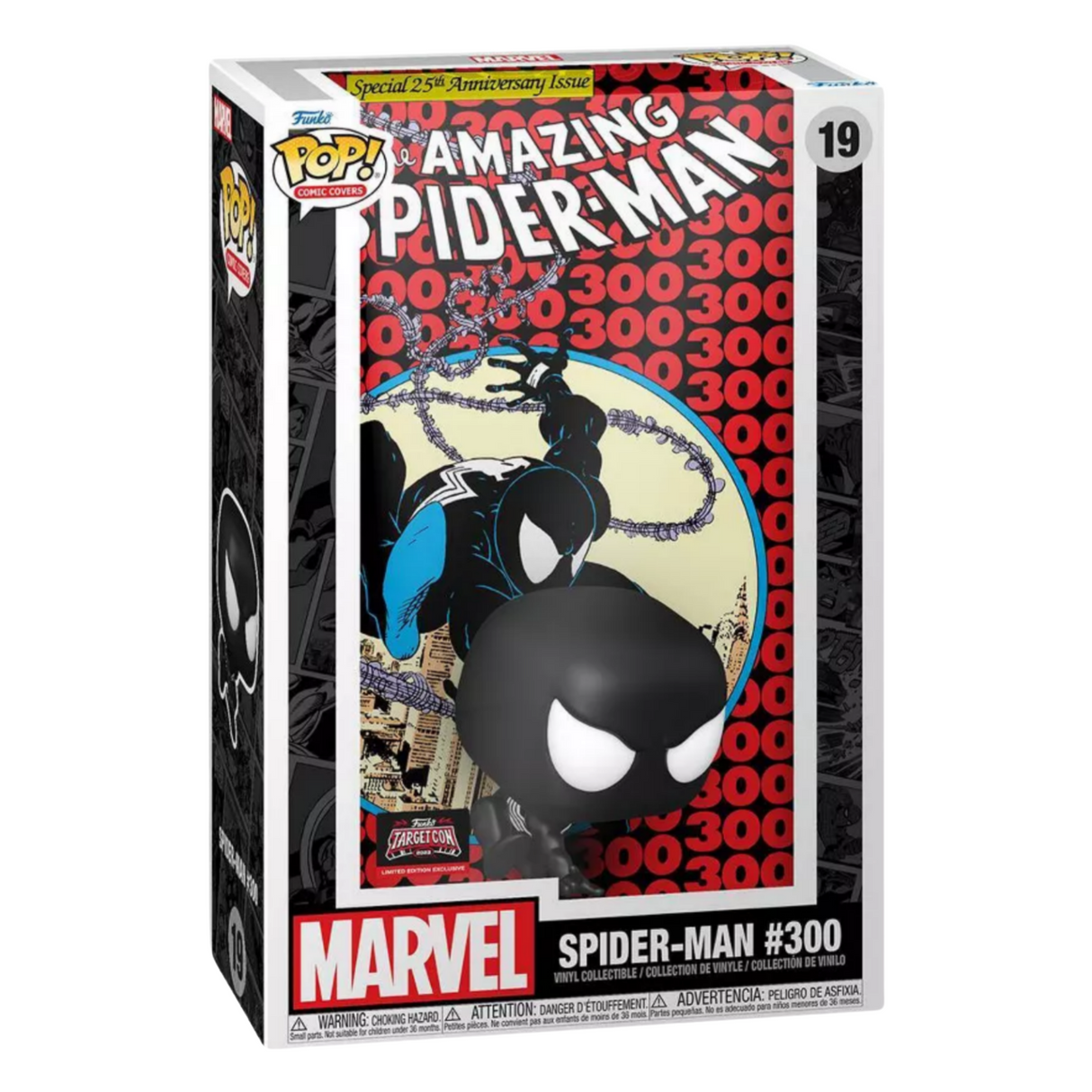 Amazing Spider-Man: Spider-Man #300 Funko POP! Comic Covers Vinyl Figure #19, Target Con 2023 Exclusive