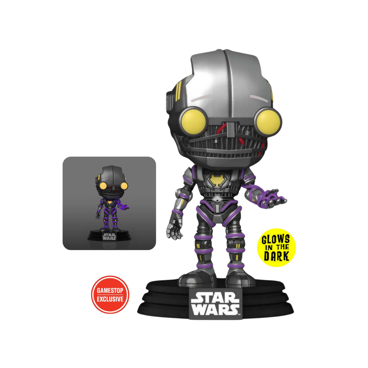 Star Wars: Proxy Funko Pop! Figura de vinilo n.º 551, brilla en la oscuridad, Starwars Gaming Greats, exclusiva de Gamestop