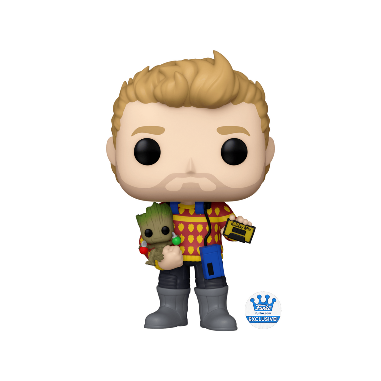 Marvel: ¡Señor de las estrellas con Groot Funko POP! Figura de vinilo n.° 1125, exclusiva de la tienda Funko