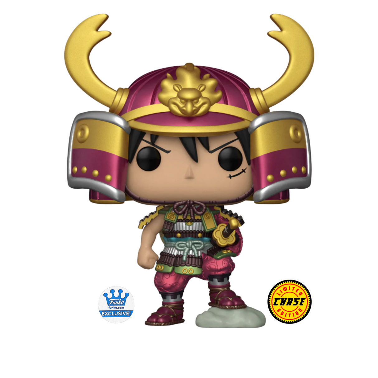 One Piece: Luffey acorazado Funko POP! Figura de vinilo n.° 1262, exclusiva de la tienda Funko, Chase