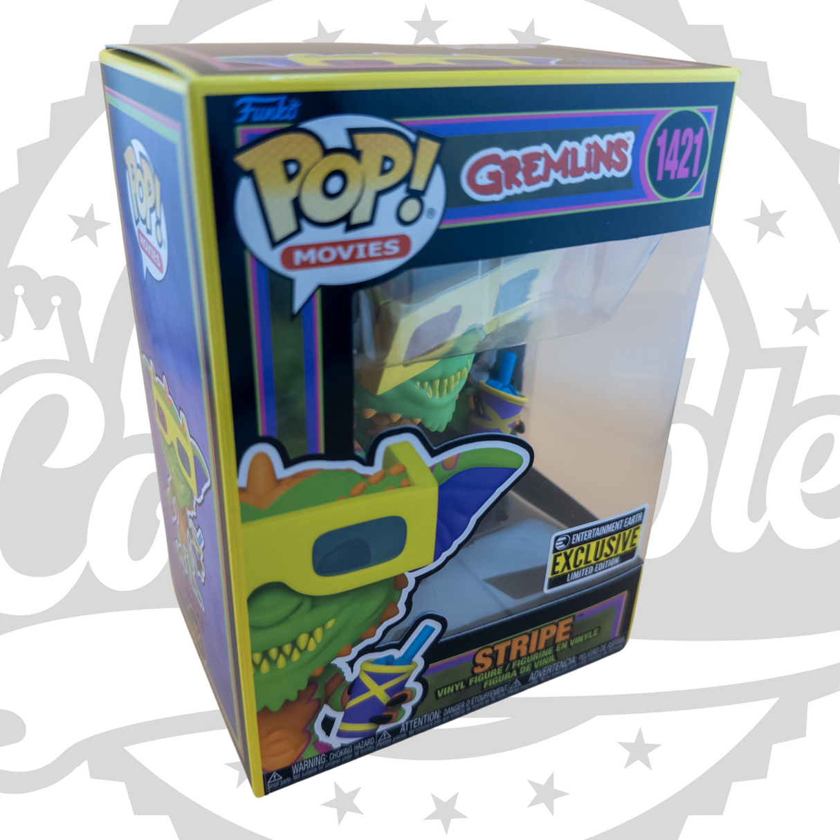 Gremlins: Stripe Funko Pop! Vinyl Figure #1421, Black Light, Entertainment Earth Exclusive