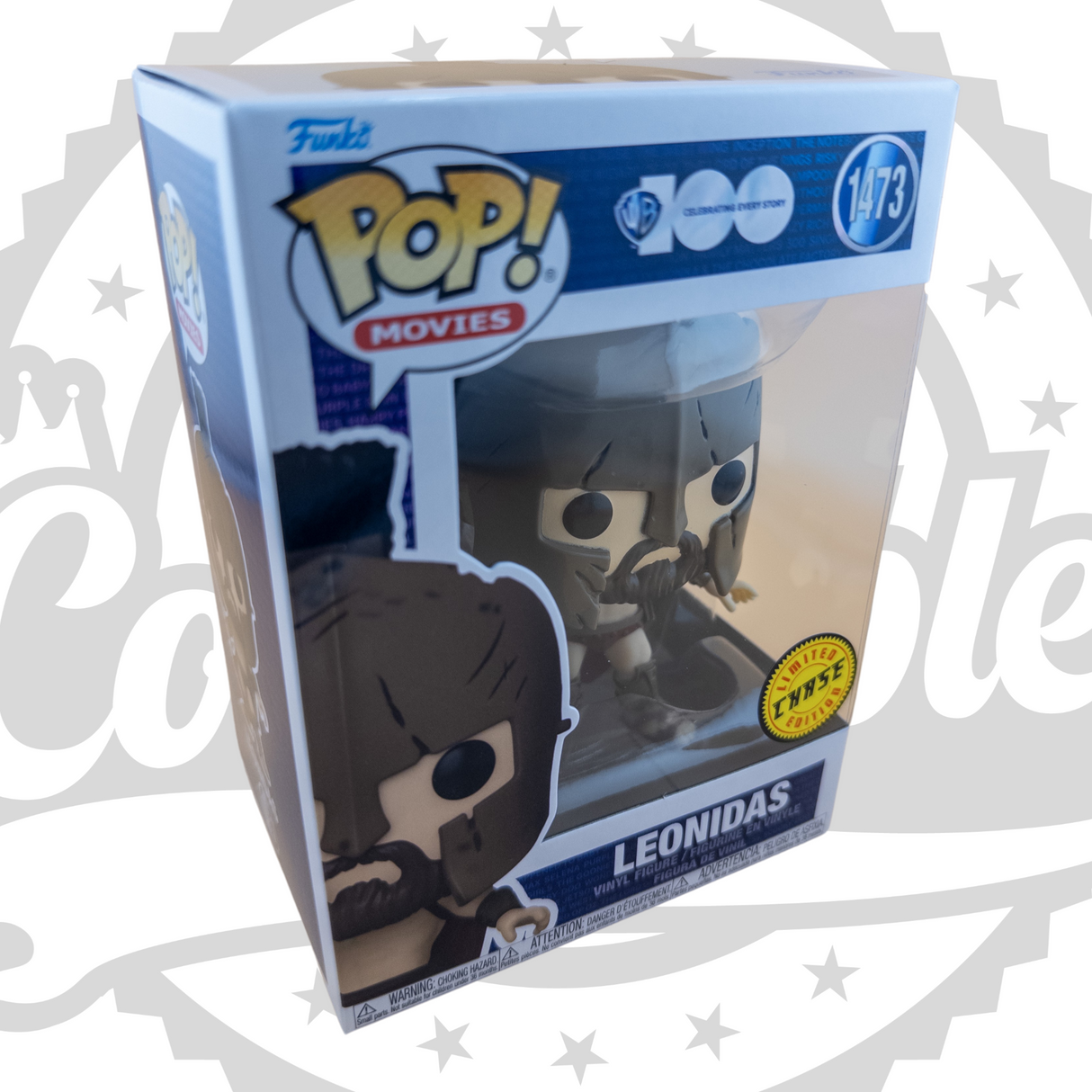 WB 100: 300: Leónidas Funko Pop! Figura de vinilo n.° 1473, Chase