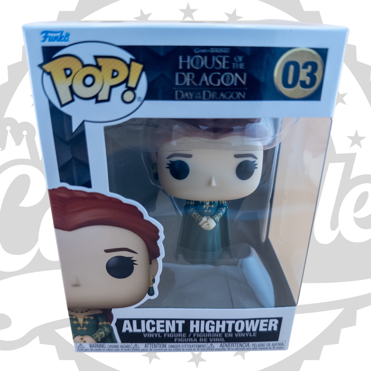 Juego de Tronos: La Casa del Dragón: Día del Dragón: Alicent Hightower Funko Pop! Figura de vinilo #03