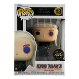 Juego de Tronos: La Casa del Dragón: Día del Dragón: Aemond Targaryen Funko Pop! Figura de vinilo n.º 13, brilla en la oscuridad, Chase