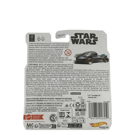 Hot Wheels Star Wars El coche de personajes mandalorianos