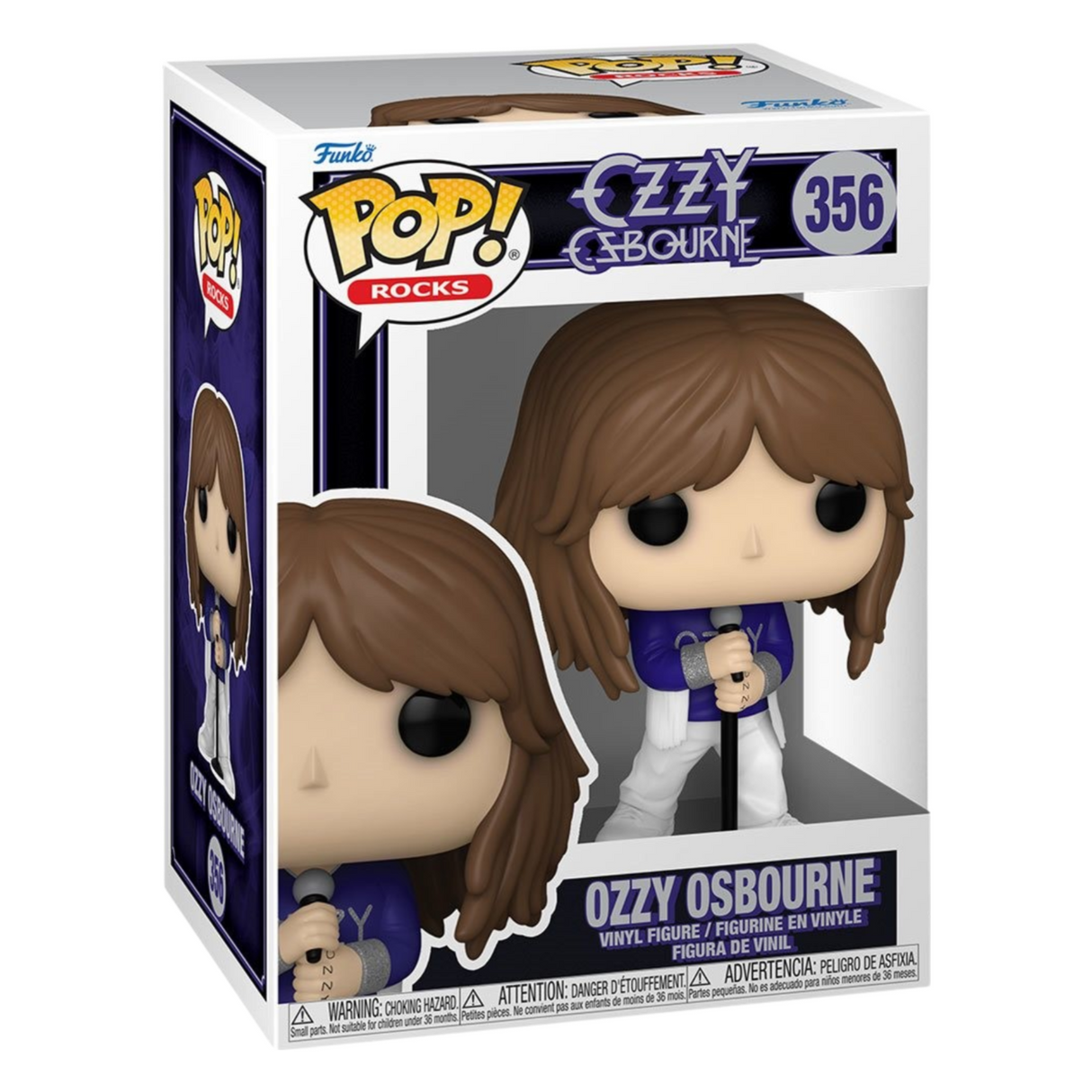 Ozzy Osbourne with Microphone Stand Funko Pop! Vinyl Figure #356