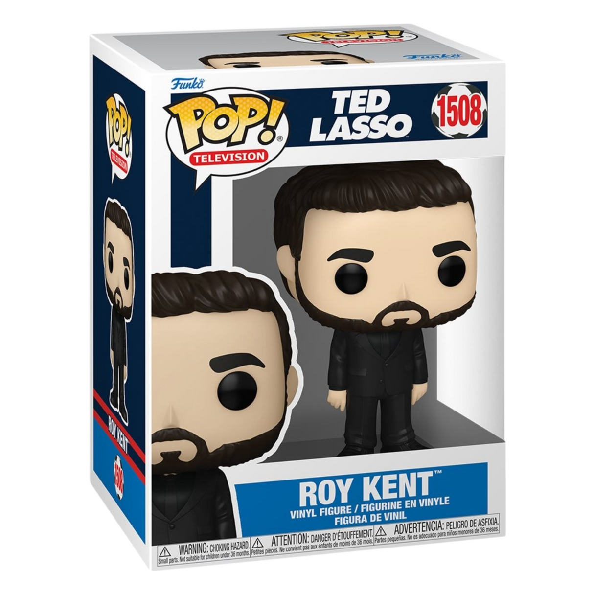 Ted Lasso: Roy Kent (traje negro) Funko Pop! Figura de vinilo n.° 1508