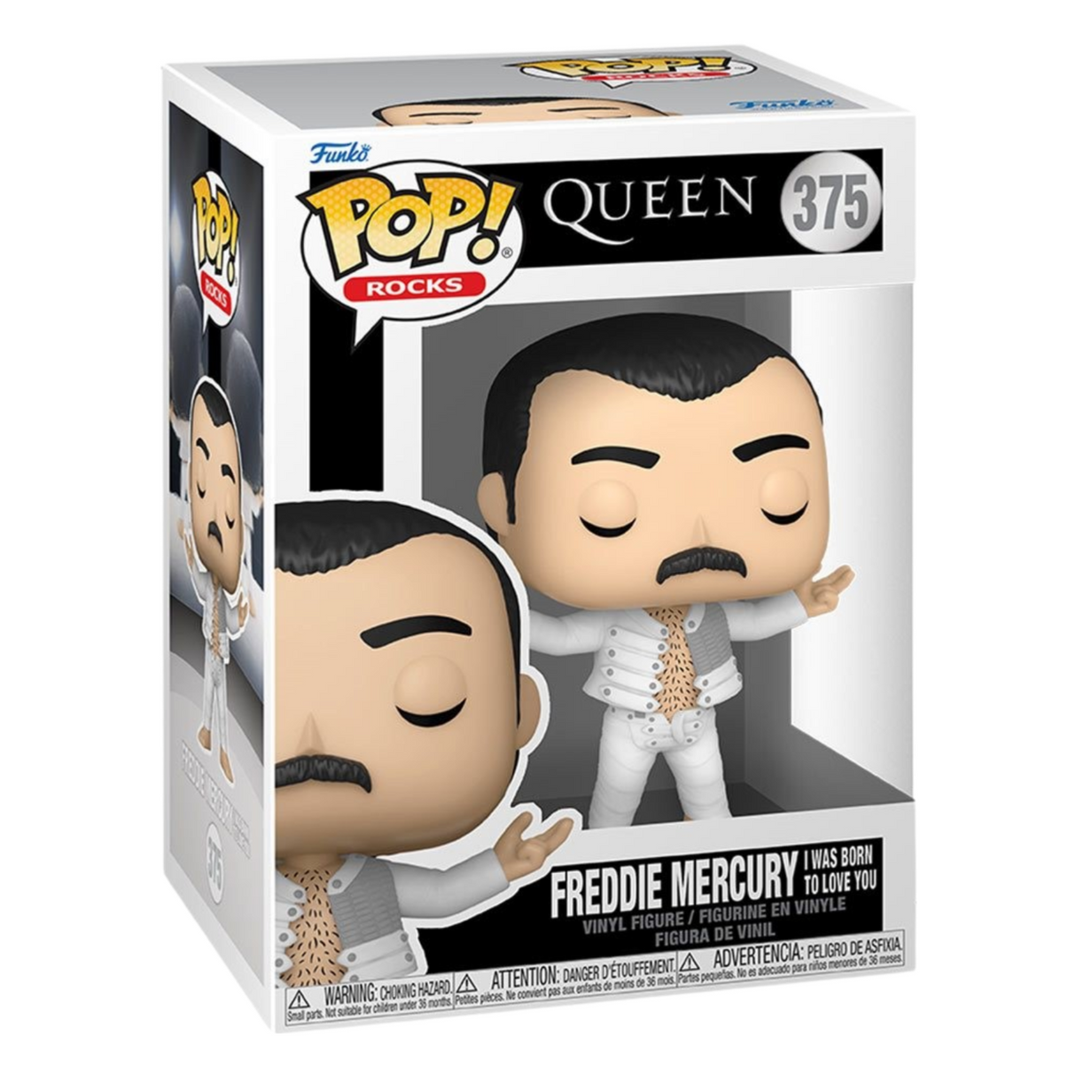 Queen: Freddie Mercury ¡Nací para amarte Funko Pop! Figura de vinilo n.° 375