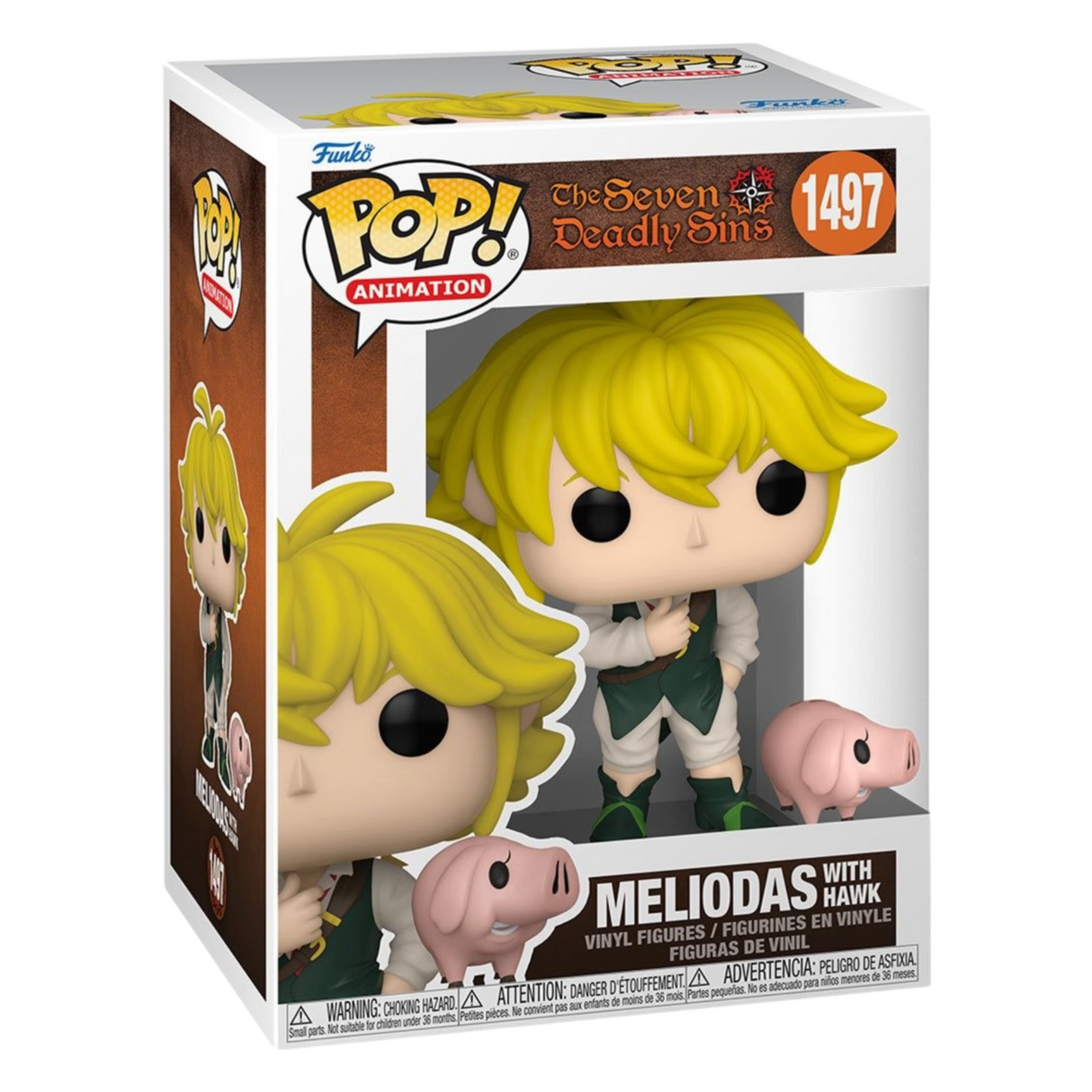 Siete pecados capitales: Meliodas y Halcón Funko Pop! Figura de vinilo de animación #1497