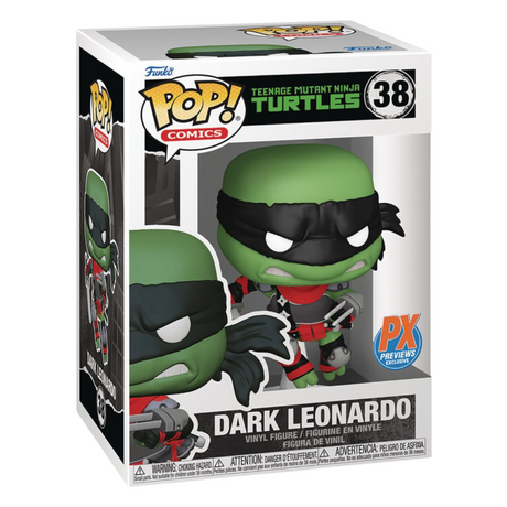 Tortugas Ninja: Leonardo Oscuro Funko Pop! Figura de vinilo n.° 38, avances exclusivos