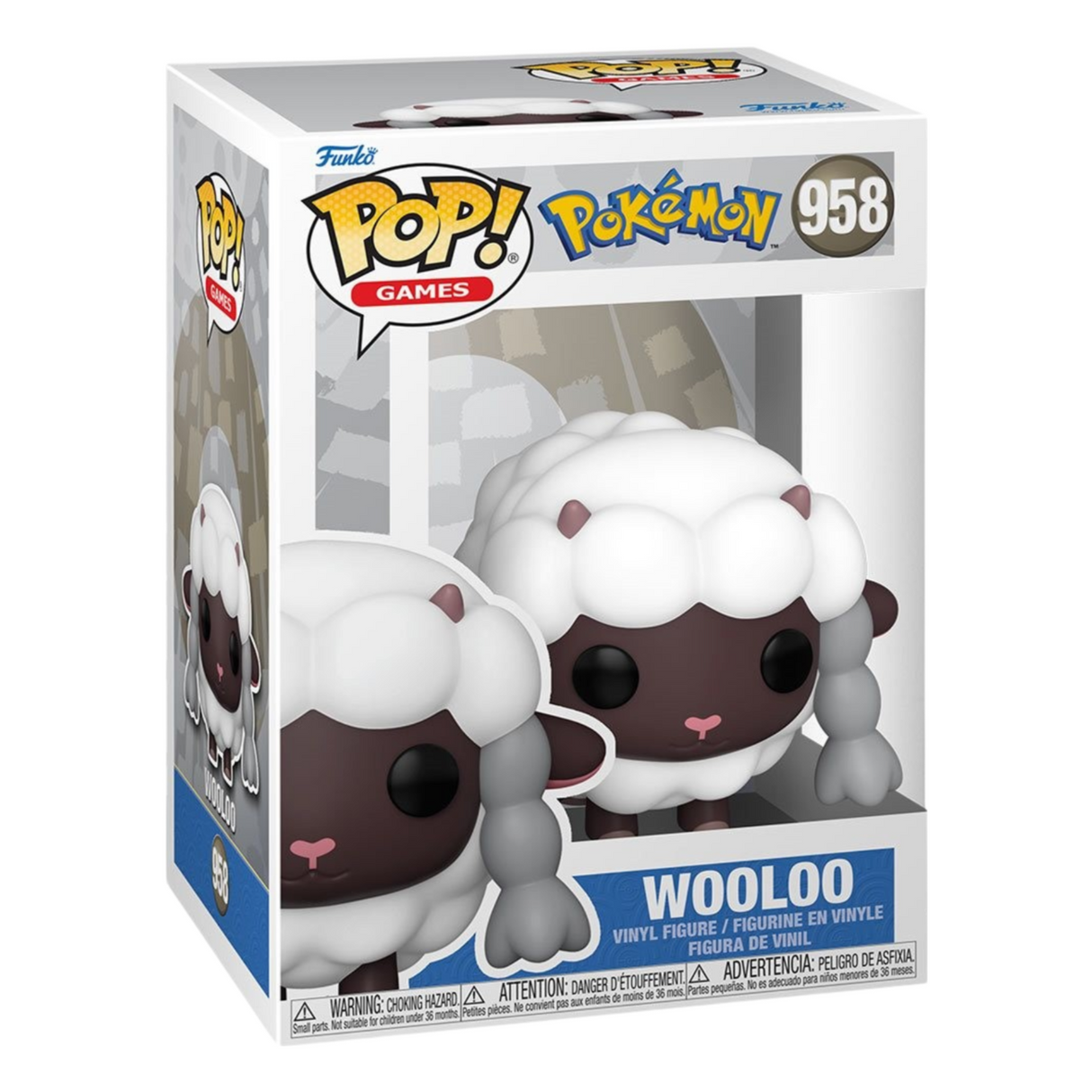 Pokémon: Wooloo Funko Pop! Figura de vinilo #958