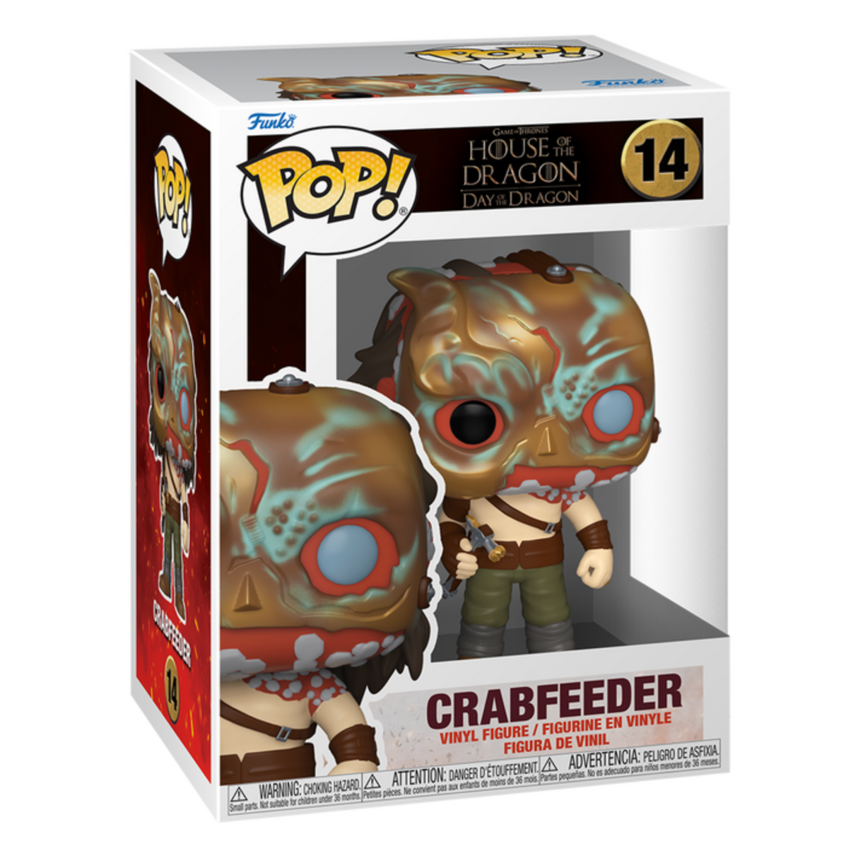 Juego de Tronos: La Casa del Dragón: Día del Dragón: Cangrejero Funko Pop! Figura de vinilo #14