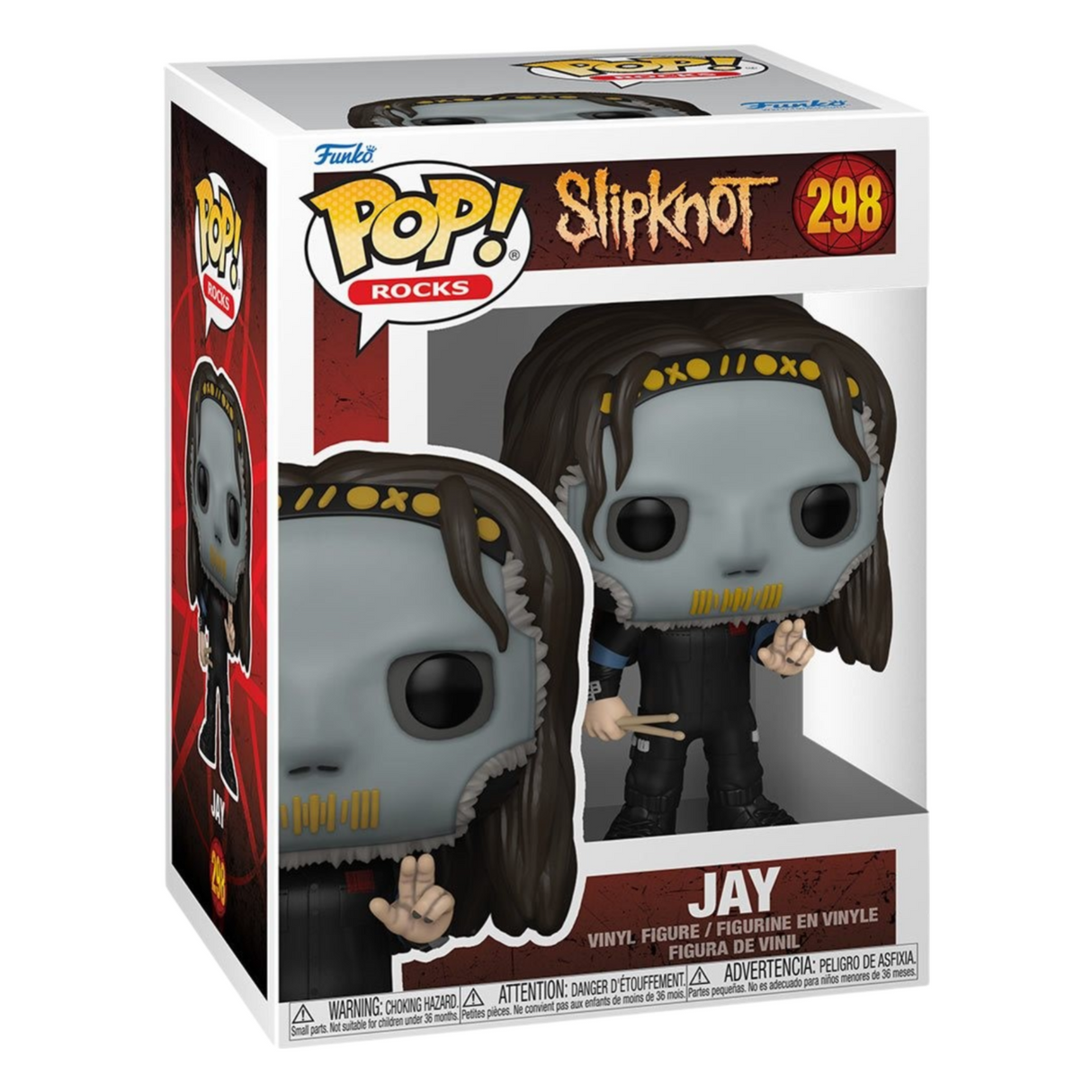 Slipknot: Jay with Drumsticks Funko Pop! Vinyl Figure #298