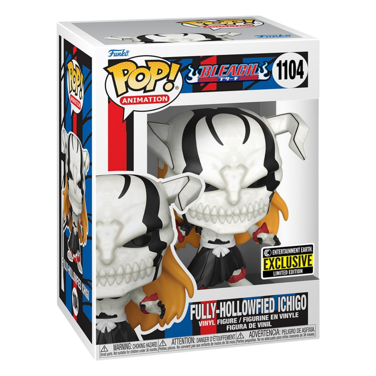 Bleach: ¡Ichigo Funko Pop completamente hueco! Figura de vinilo n.° 1104, exclusiva de Entertainment Earth