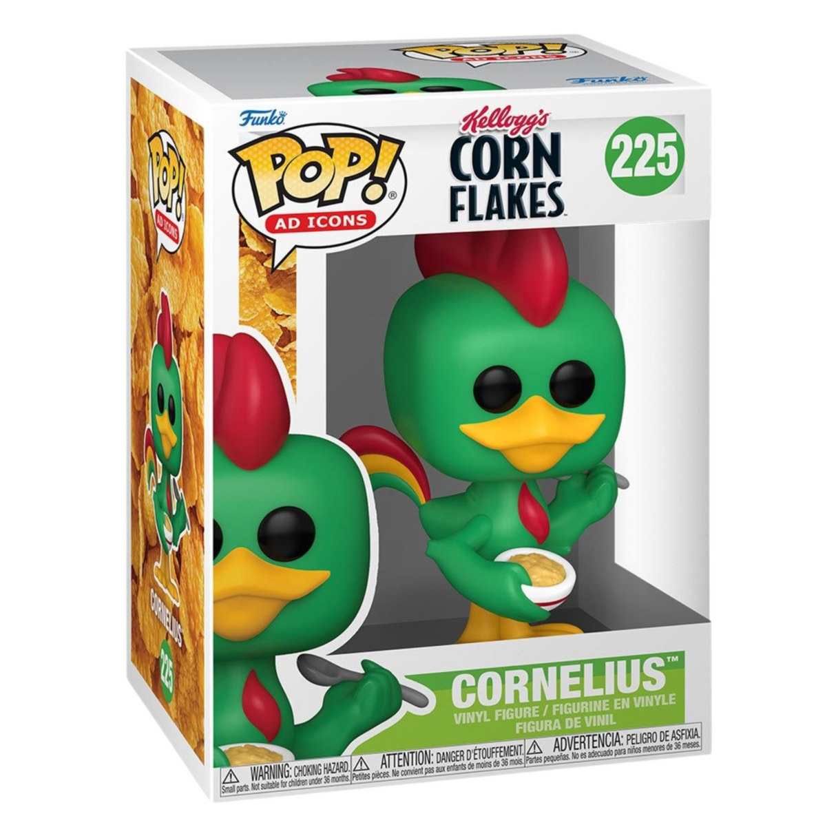 Kellogg's: Corn Flakes Cornelius Funko Pop! Ad Icons Vinyl Figure #225