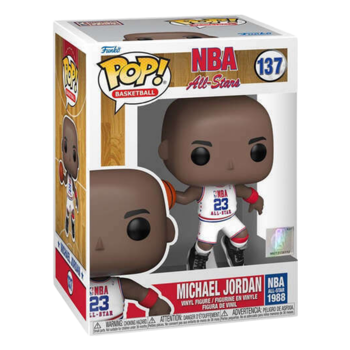 Estrellas de la NBA: Michael Jordan Funko POP! Figura de vinilo de baloncesto #137