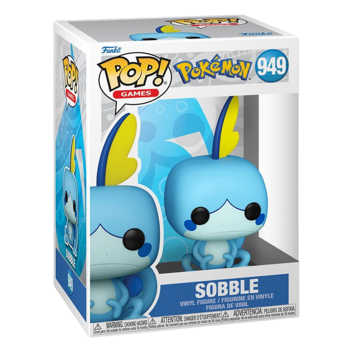 Pokémon: ¡Sobble Funko Pop! Figura de vinilo de juegos #949